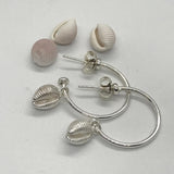 Cowrie Hoops
