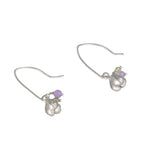 Allium Hook Earrings with beads