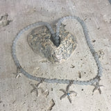 Aquamarine Beaded Starfish Necklace