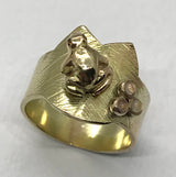 Frog & Lilypad Ring