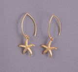 Starfish Hook Earrings