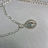 Gemstone Cowrie & Chain