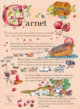 Greetings Card - Garnet