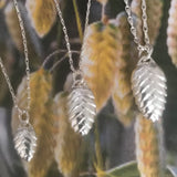 Quaking Grass Pendant with chain