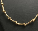 Knotted Rope Torque Necklace