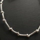 Knotted Rope Torque Necklace