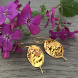 Honesty Seed Pod Earrings