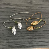 Quaking Grass Hook Earrings