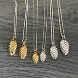 Quaking Grass Pendant with chain