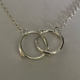 Two Circle Twig Necklace