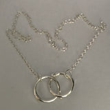 Two Circle Twig Necklace