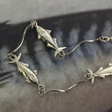 Sardine  & Wave Necklace