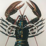 Lobster Antennae Spiral Earrings