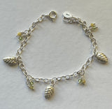 Quaking Grass Charm Bracelet