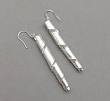 Curled Leaf  Earrings