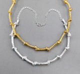 Knotted Rope Torque Necklace