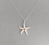 Starfish with Gemstone Pendant & Chain