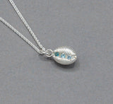 Gemstone Cowrie & Chain