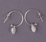 Cowrie Hoops