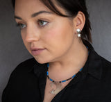 Beaded Moon Person Necklace