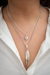 Gemstone Cowrie & Chain