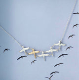 Five Geese Necklace