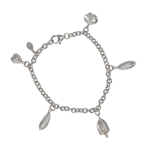 Flower Garden Charm Bracelet
