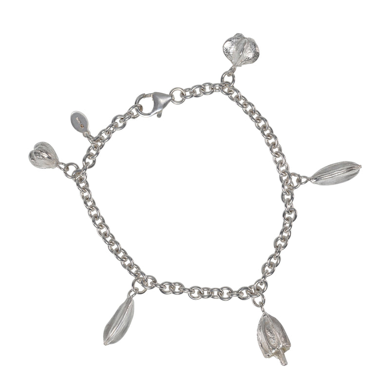 Flower Garden Charm Bracelet