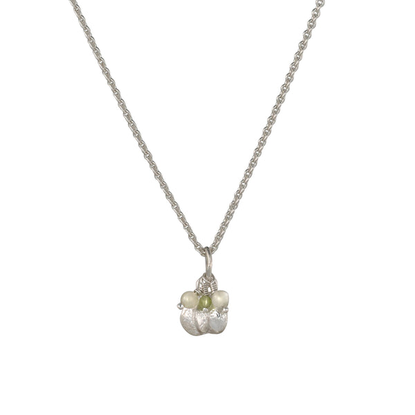 Exochorda Pendant with beads and chain (Copy)