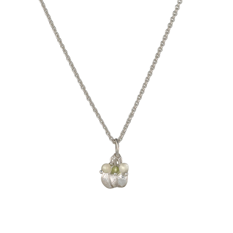 Exochorda Pendant with beads and chain (Copy)