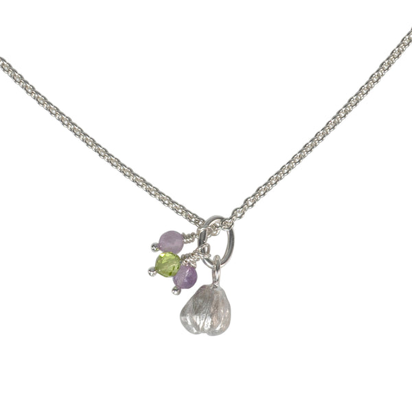 Allium Pendant beaded with chain (Copy)