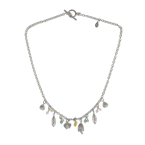 Flower Garden Charm Necklace
