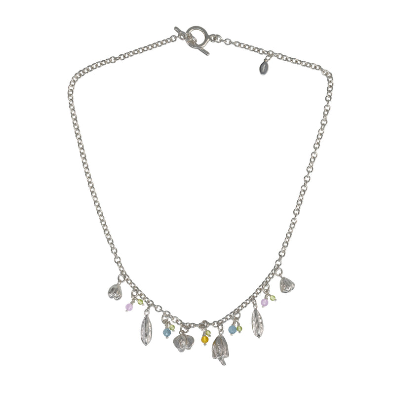 Flower Garden Charm Necklace