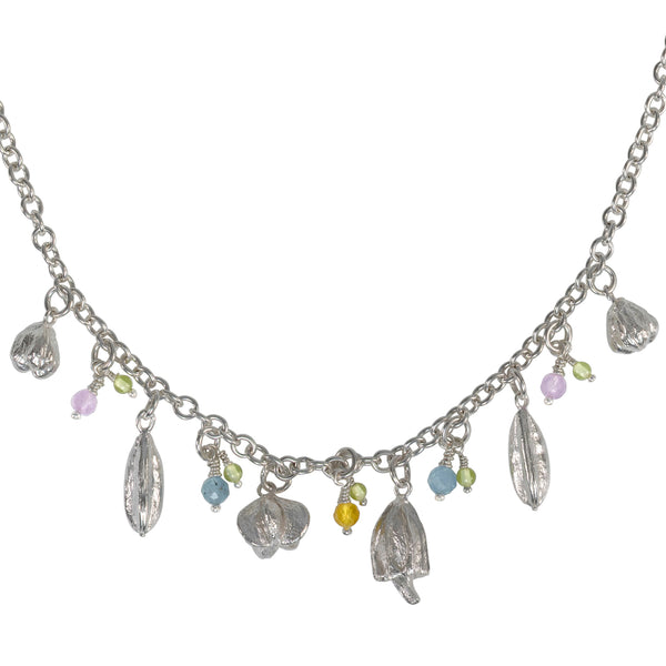 Flower Garden Charm Necklace
