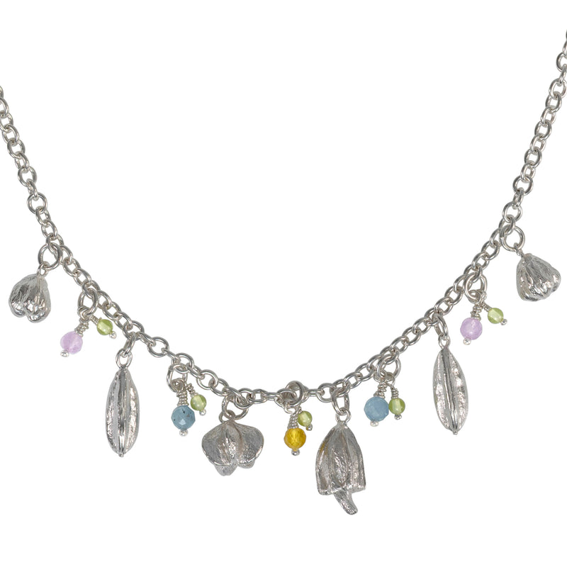 Flower Garden Charm Necklace