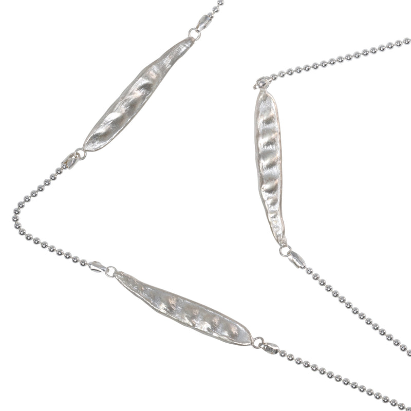 Sweet Pea & Chain Necklace