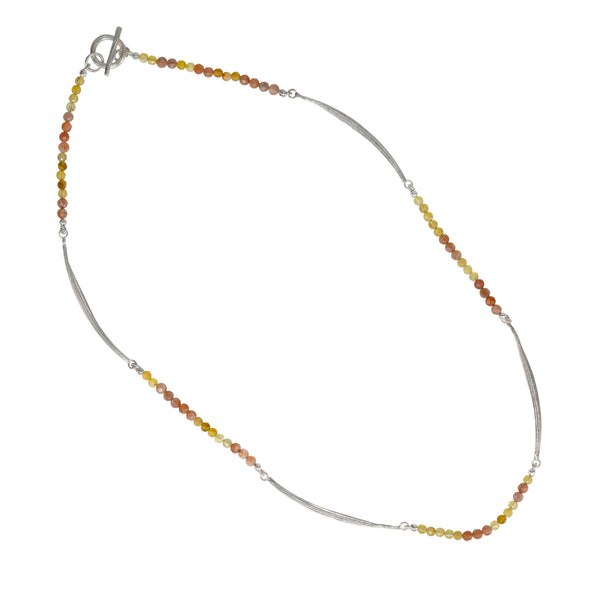 Golden Poppy Beaded Necklace
