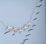 Five Geese Necklace