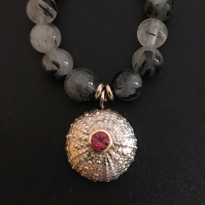 Beaded Sea Urchin Necklace