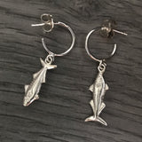 Sardine Hoop Earrings