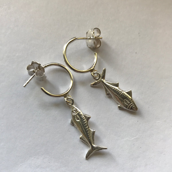 Sardine Hoop Earrings