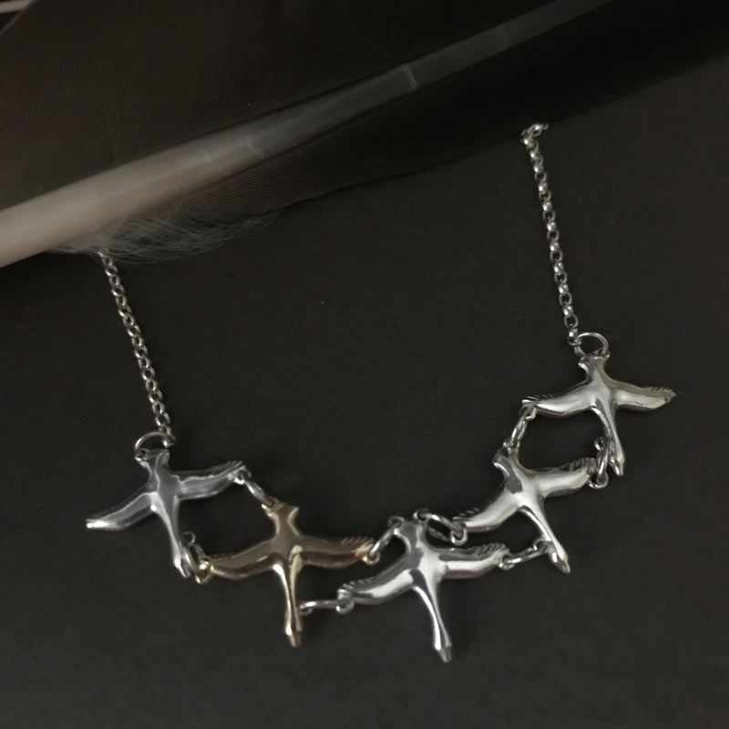 Five Geese Necklace