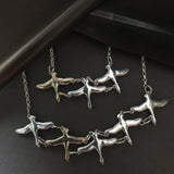 Five Geese Necklace