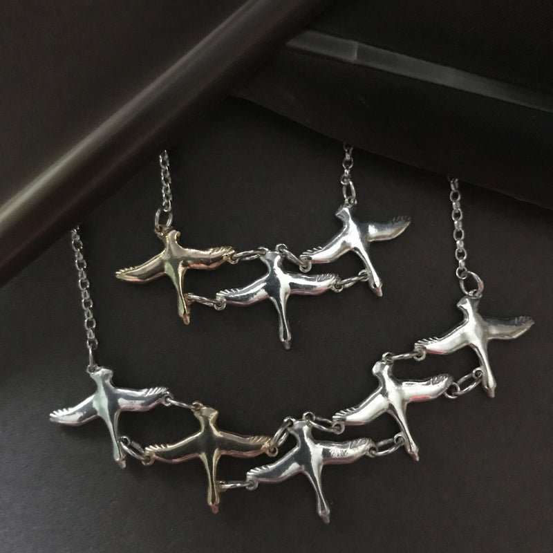 Five Geese Necklace
