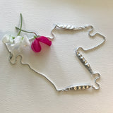 Sweet Pea & Chain Necklace