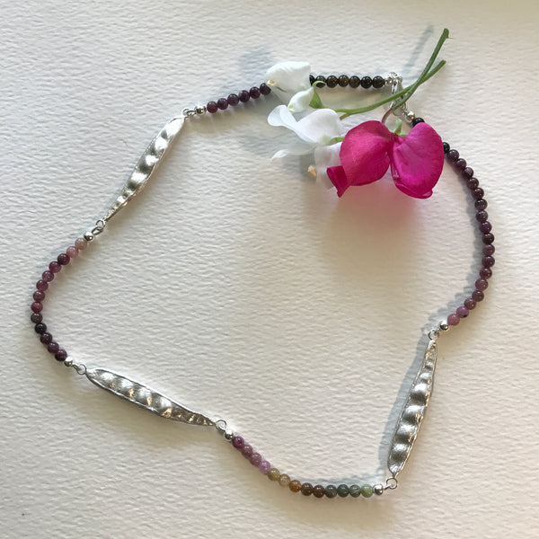 Sweet Pea Beaded Necklace