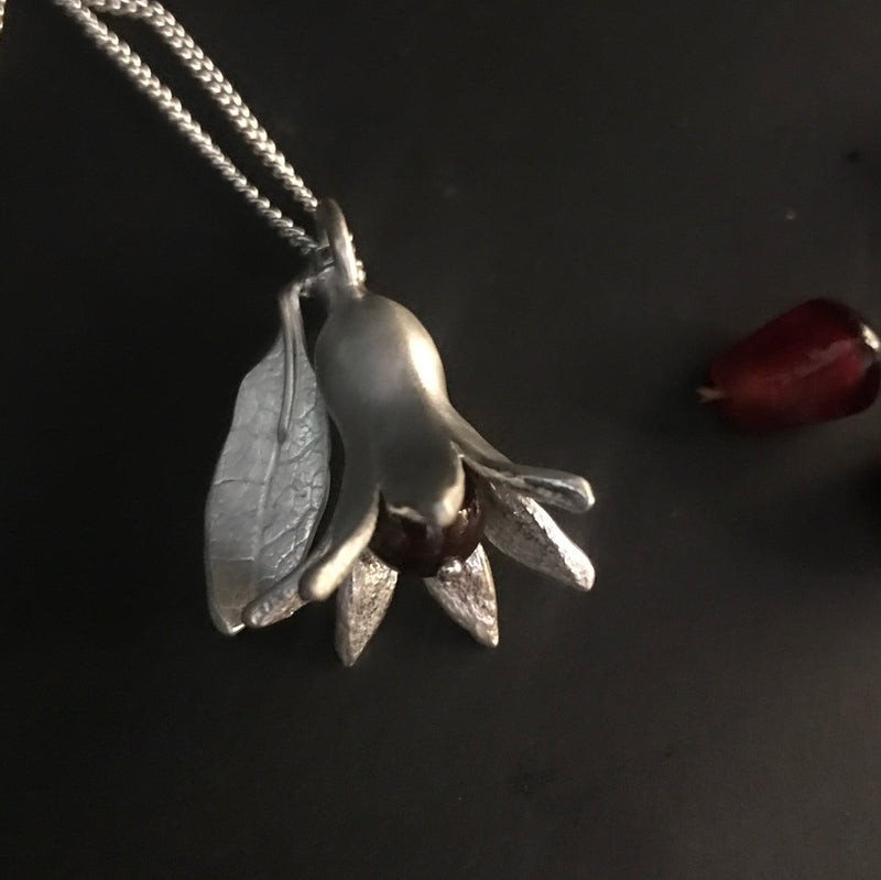 Pomegranate Pendant with chain
