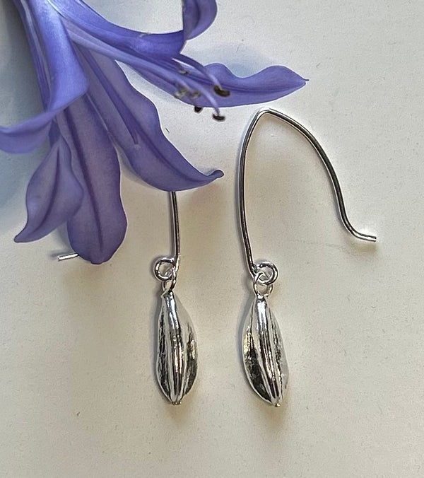 Agapanthus Hook Earrings