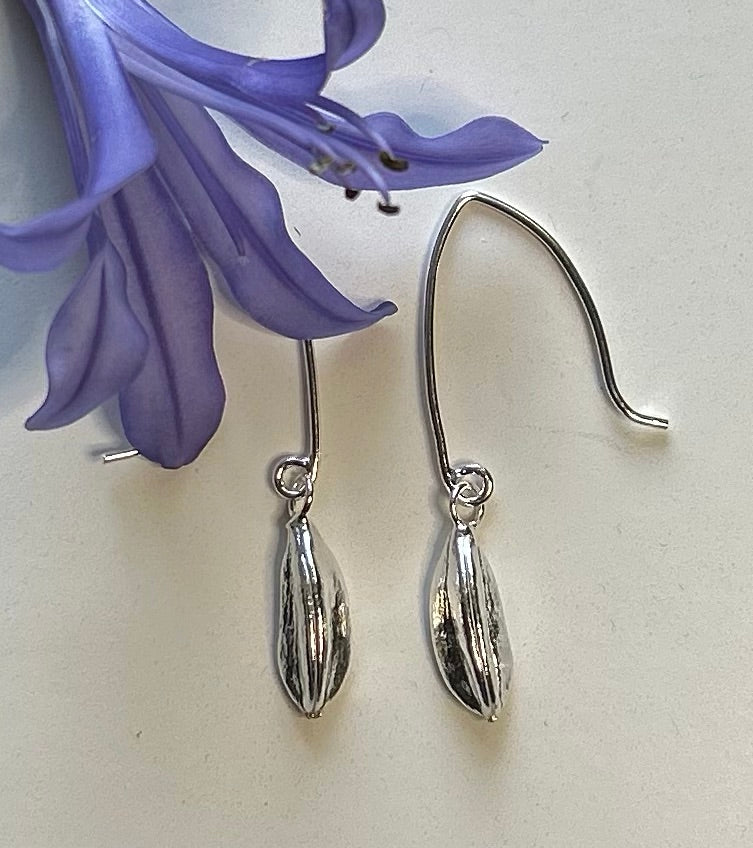 Agapanthus Hook Earrings
