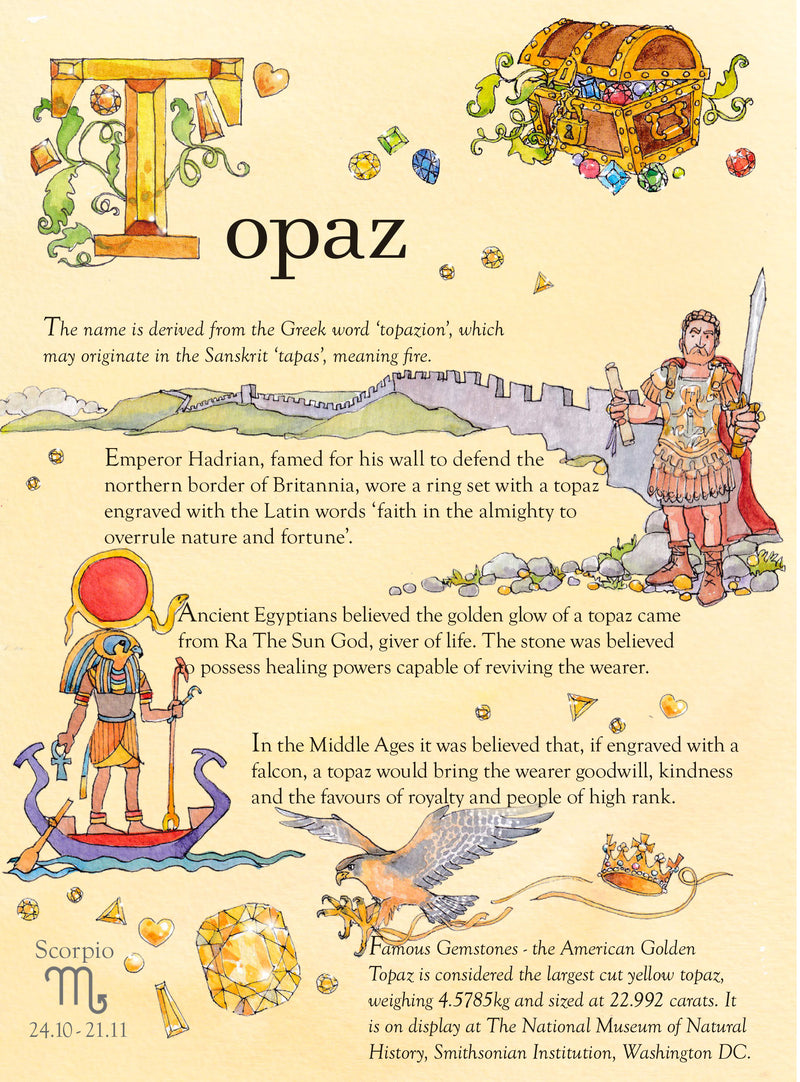Greetings Card - Topaz